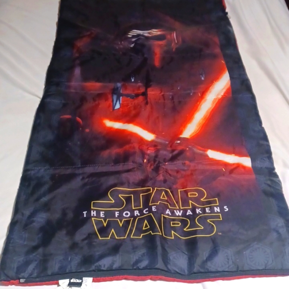 Kids size star wars sleeping bag